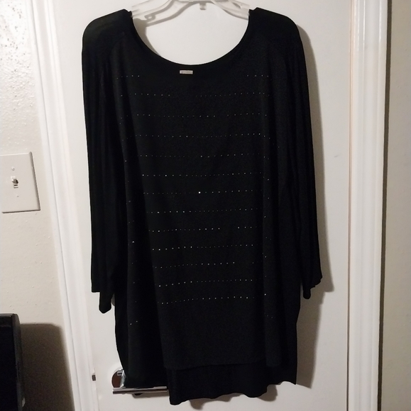 Apt 9 3X black studded top - Picture 1 of 4